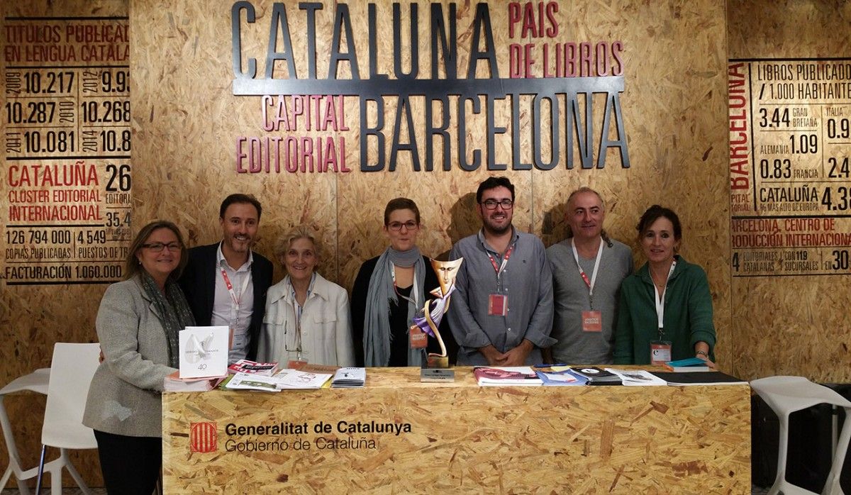 Les editorials catalanes amb el premi rebut a Mèxic