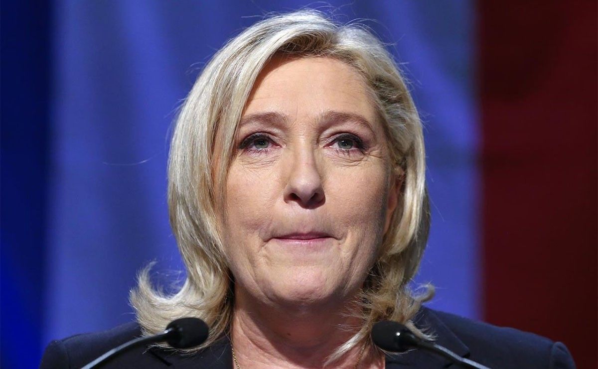 Marine Le Pen mostra la decepció després dels resultats de la segona volta