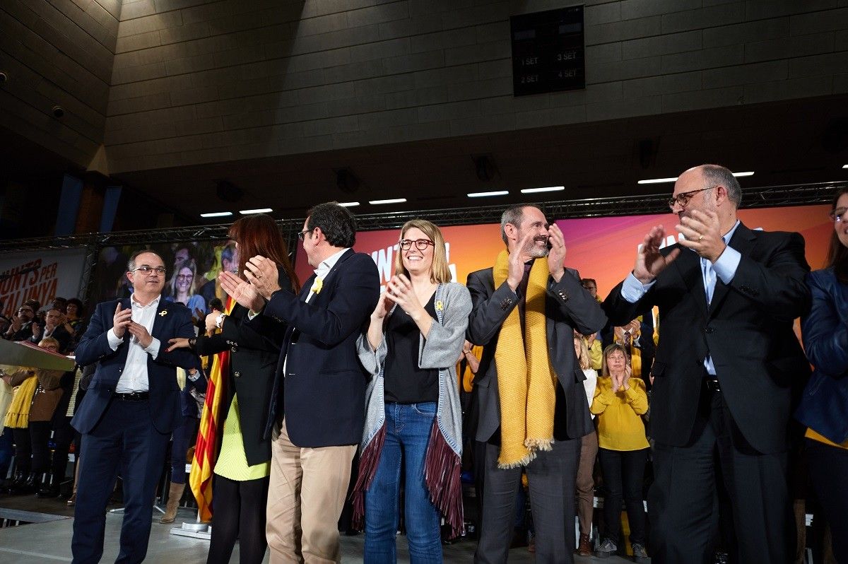 Míting de Junts per Catalunya a Tarragona durant la campanya del 21-D