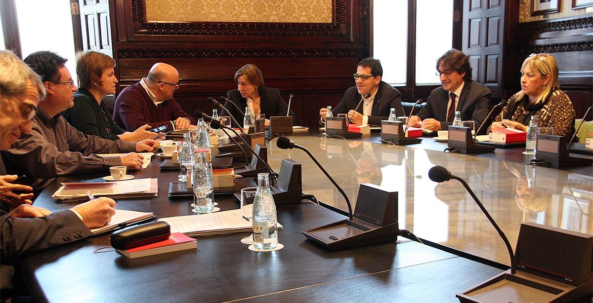 Reunió de la mesa del Parlament d'aquest dimarts