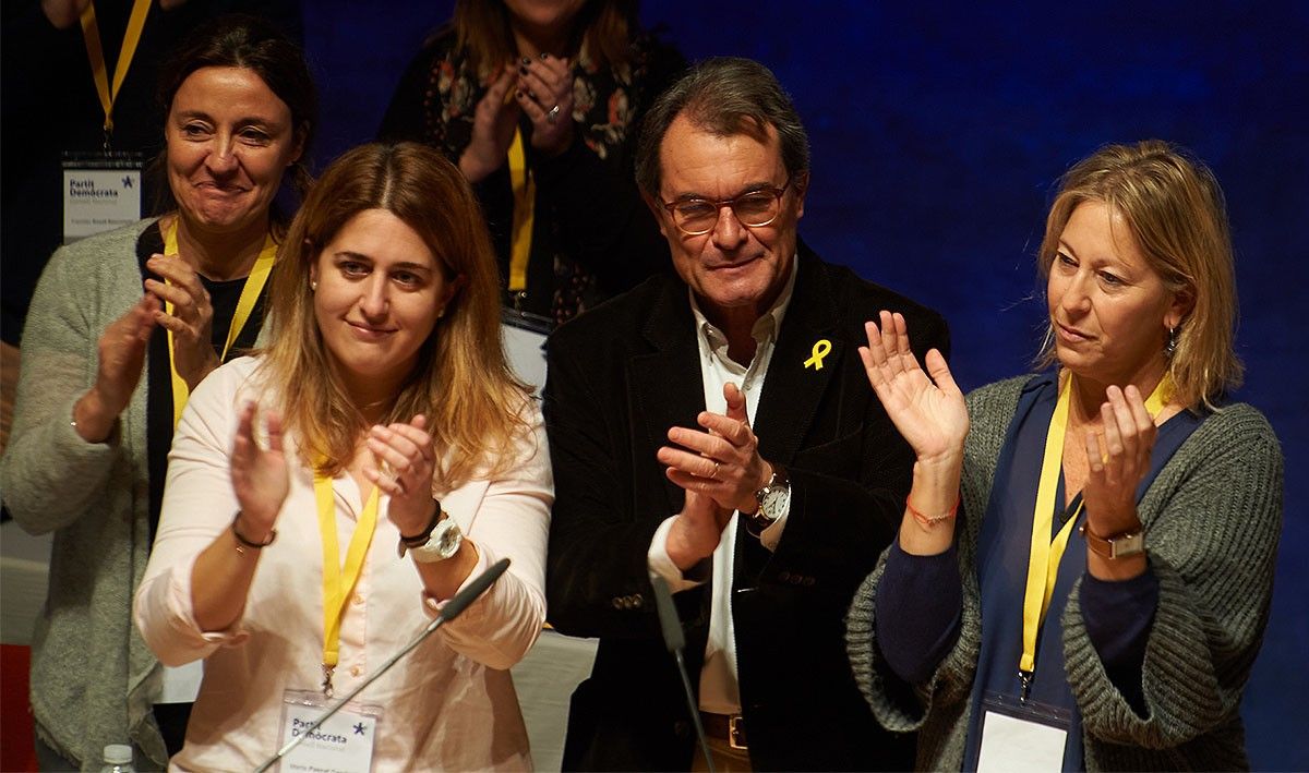 Artur Mas, amb Marta Pascal i Neus Munté