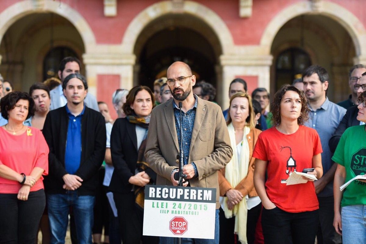 L'alcalde de Sabadell, Maties Serracant, aquest dimecres al Parlament