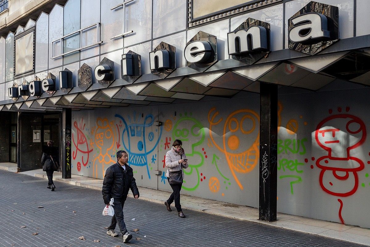 El cinema Urgell està tancat des del maig del 2013