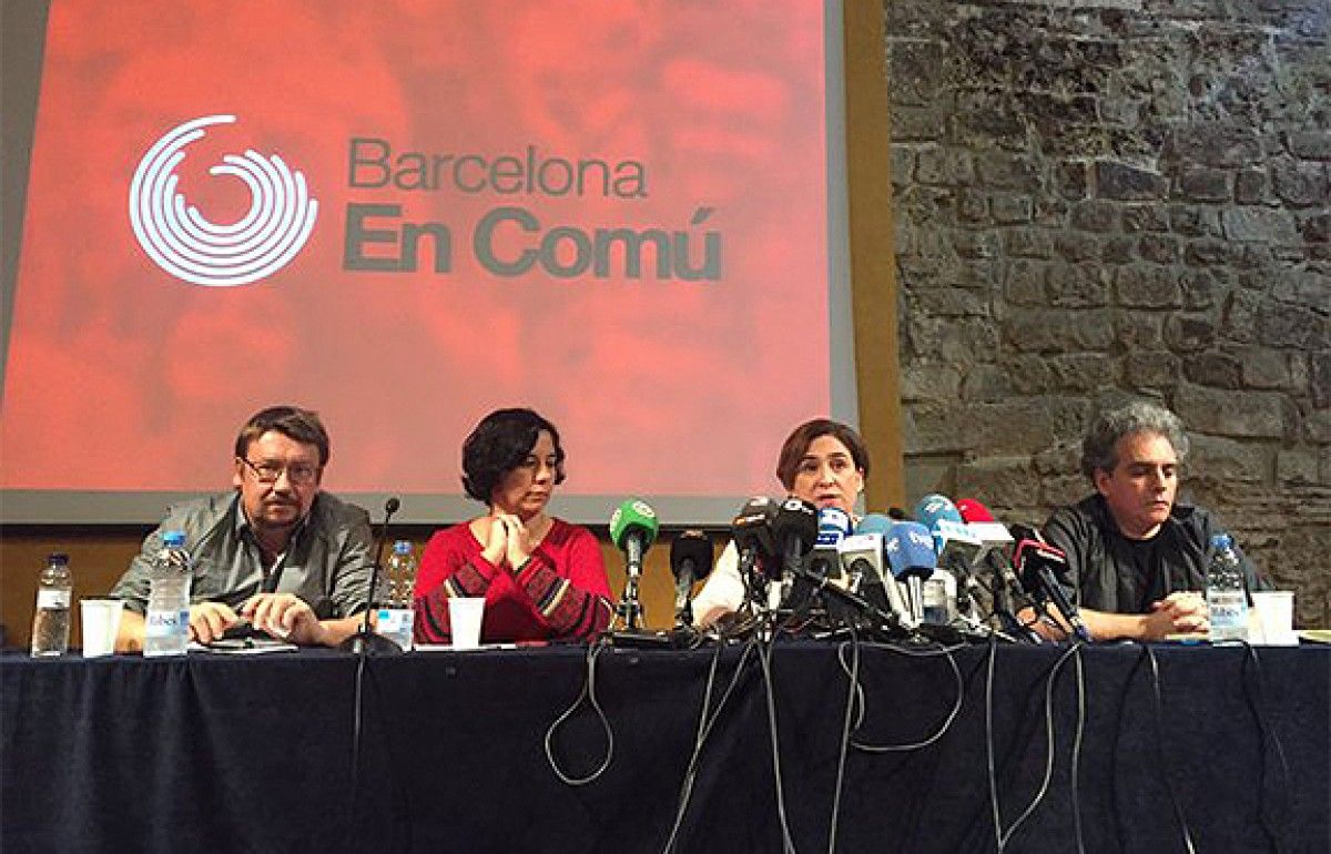 Roda de premsa de Barcelona en Comú