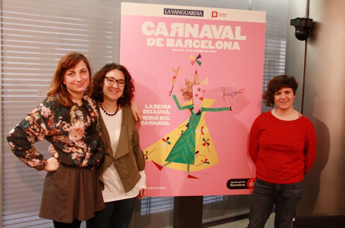 Presentació del Carnaval 2016, amb Alba Sarraute, la nova Reina, a l'esquerra
