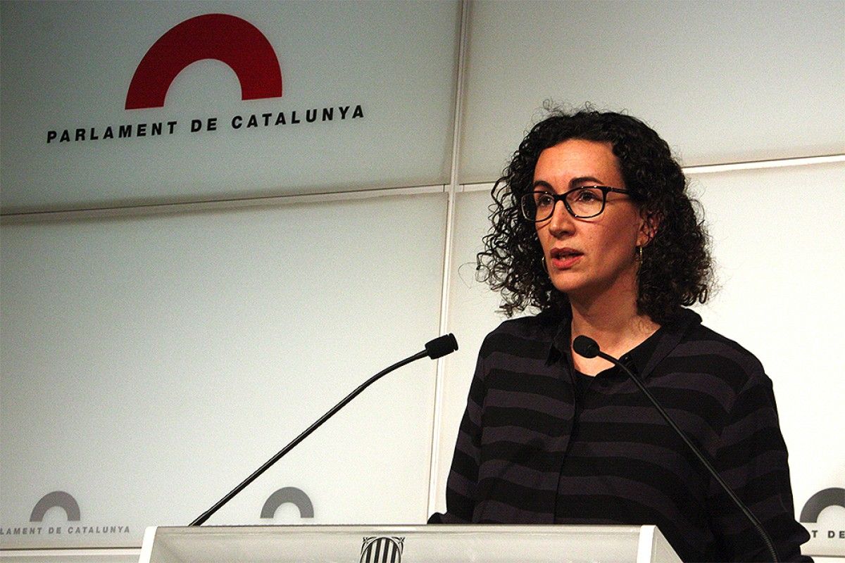 Marta Rovira, aquest dimarts al Parlament