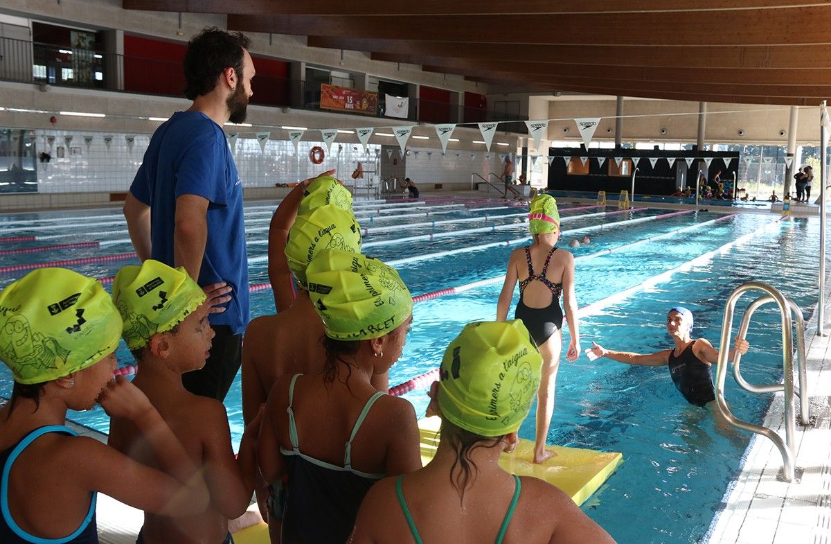 Una de les sessions a les piscines de Joan Serra de Sabadell