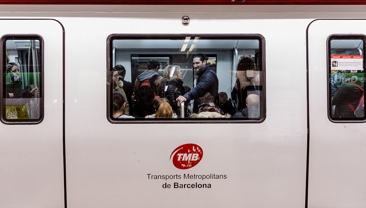 Un comboi del metro de Barcelona