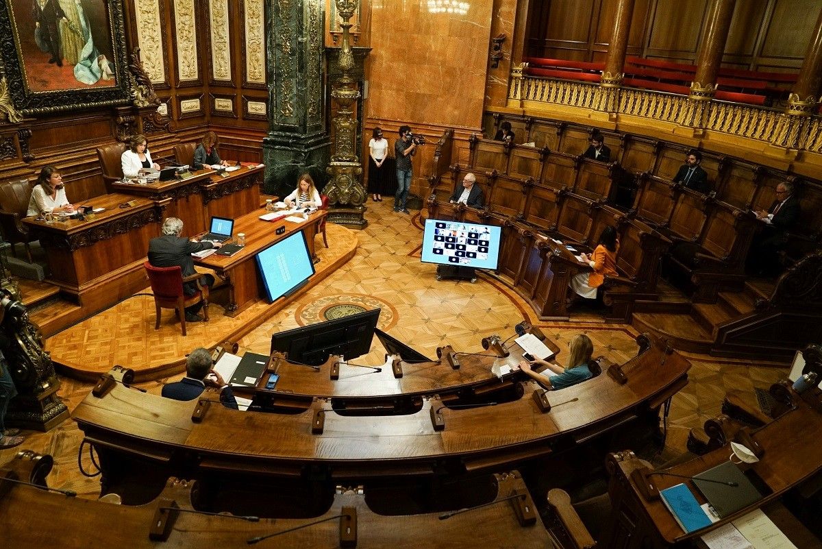 Sessió plenària de l'Ajuntament de Barcelona