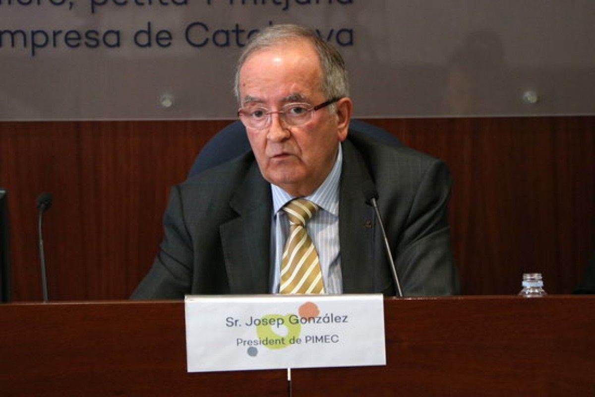 El president de Pimec, Josep Gonzàlez