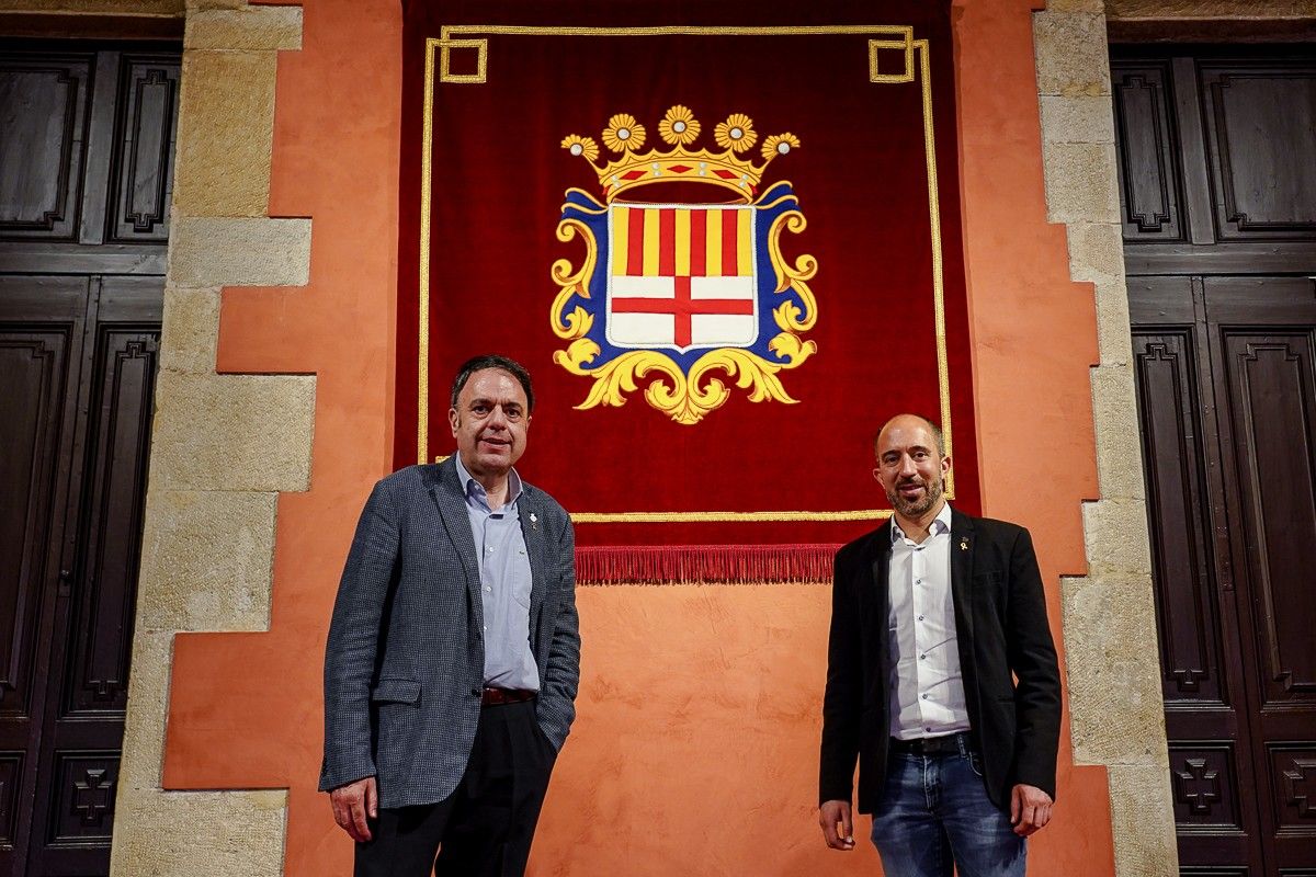 Valentí Junyent i Marc Aloy es donen el relleu a la capital de la Catalunya Central