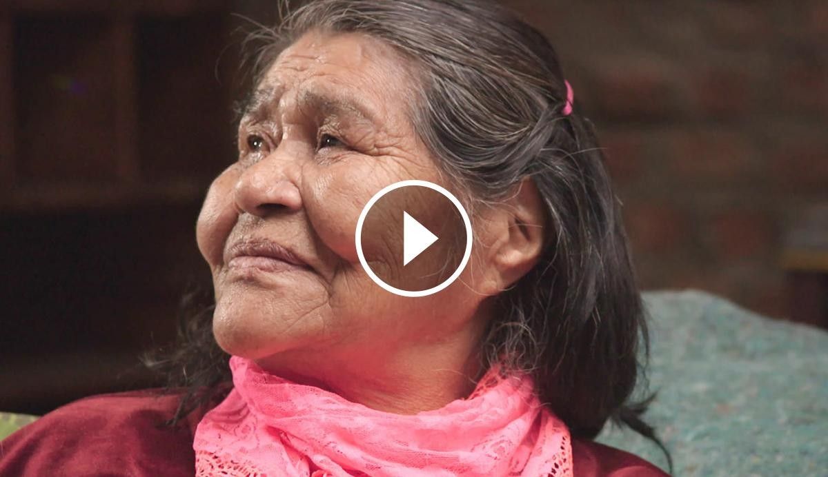 Una de les indígenes de la Patagònia xilena que apareix a «El botón de nácar»