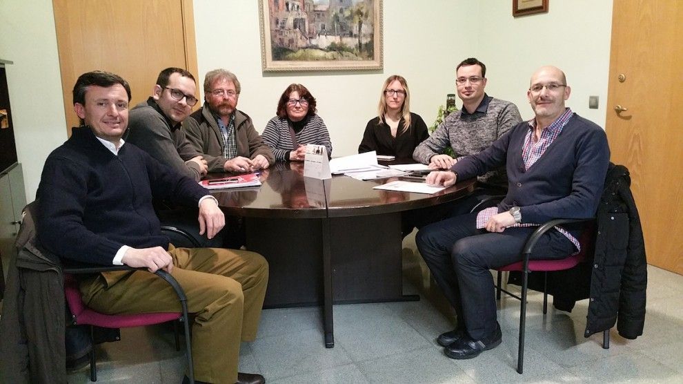 Els representants de la FESOCA es van reunir amb el vicepresident del Consell, Josep Coma