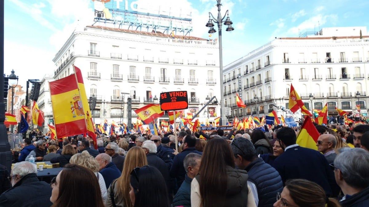 La manifestació a Madrid