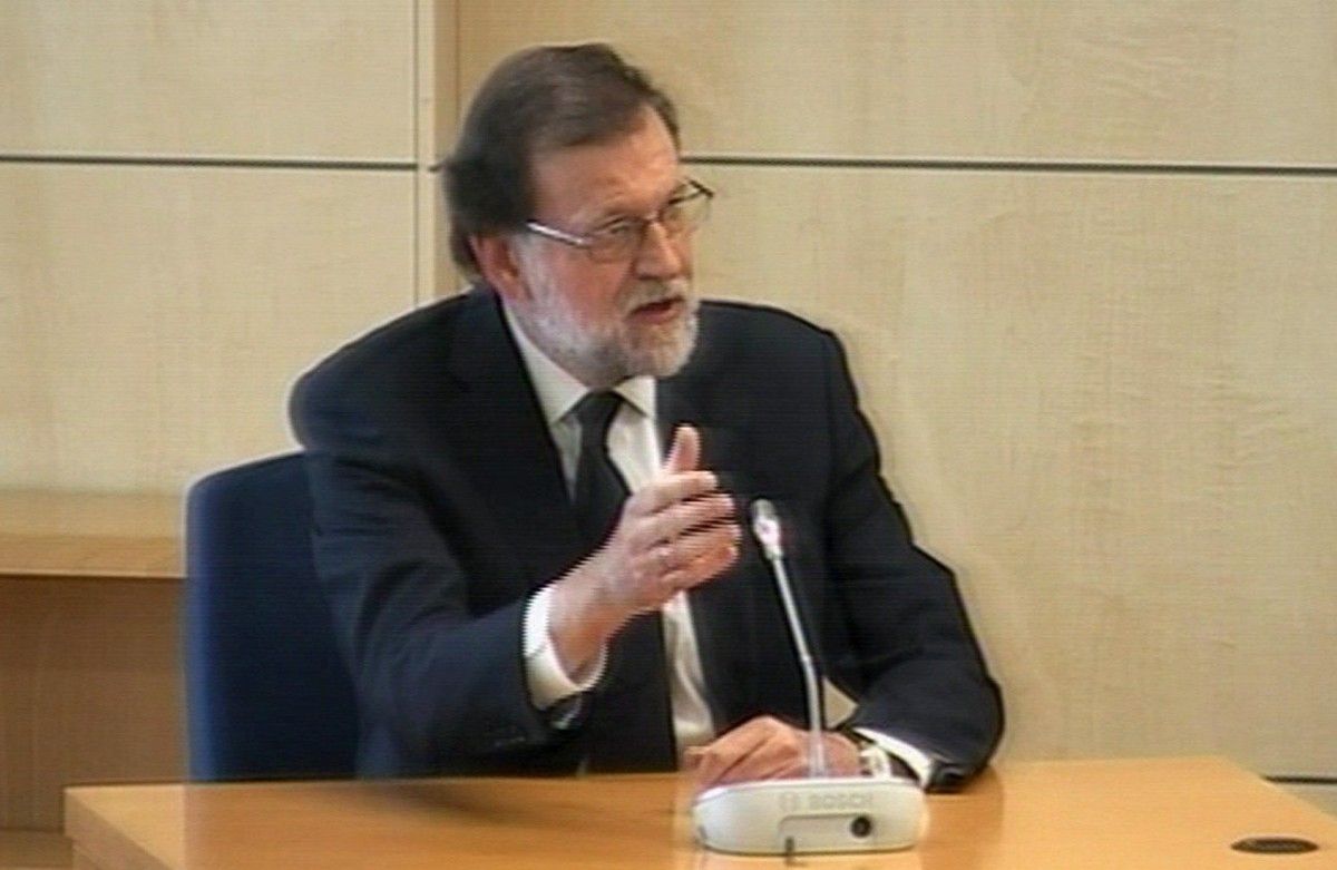 El president del govern espanyol, Mariano Rajoy, des de la Moncloa en una imatge d'arxiu.