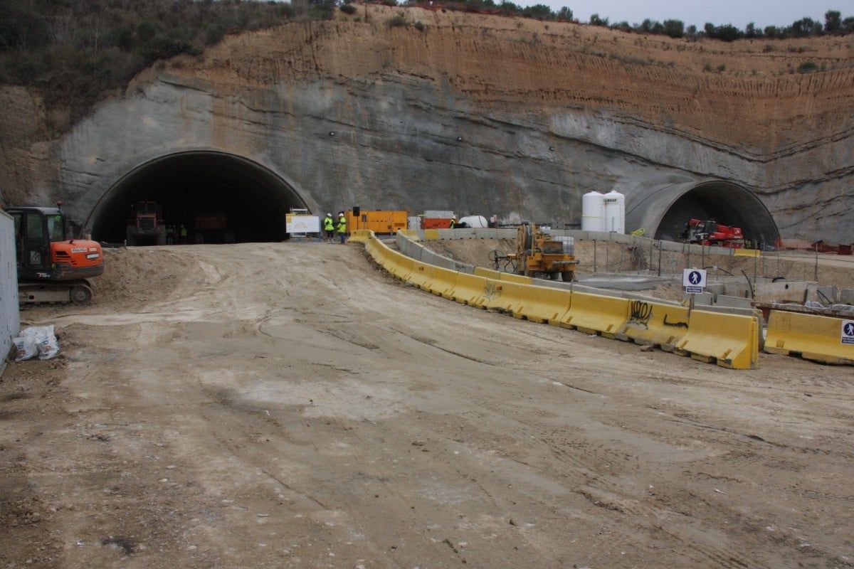 Imatge d'arxiu dels túnels que connecten el Vallès Occidental i el Baix Llobregat