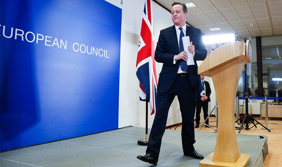 David Cameron, aquest divendres a Brussel·les