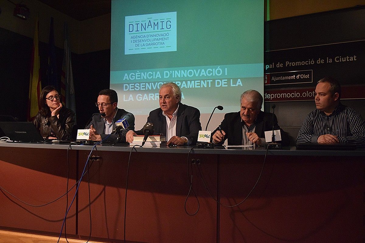 Imatge retrospectiva de la presentació de DinàmiG, que enguany es beu beneficada amb un ajut de la Diputació de Girona.