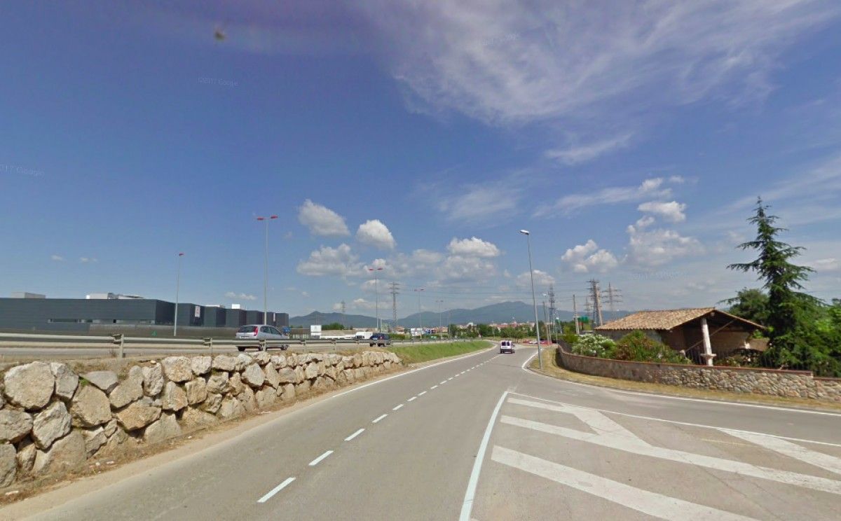 L'accident s'ha produït a la C-65 al seu pas per Girona.