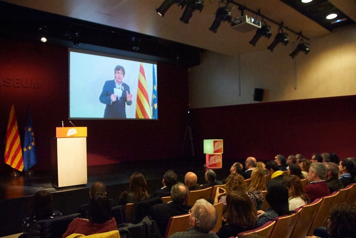 Reunió dels diputats de Junts per Catalunya a Vilafranca del Penedès
