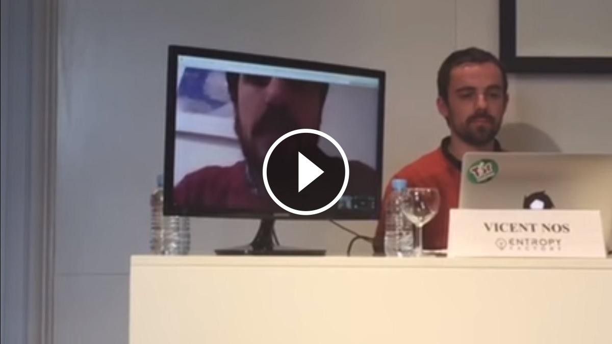 Enric Duran ha reaparegut a través de vídeoconferència