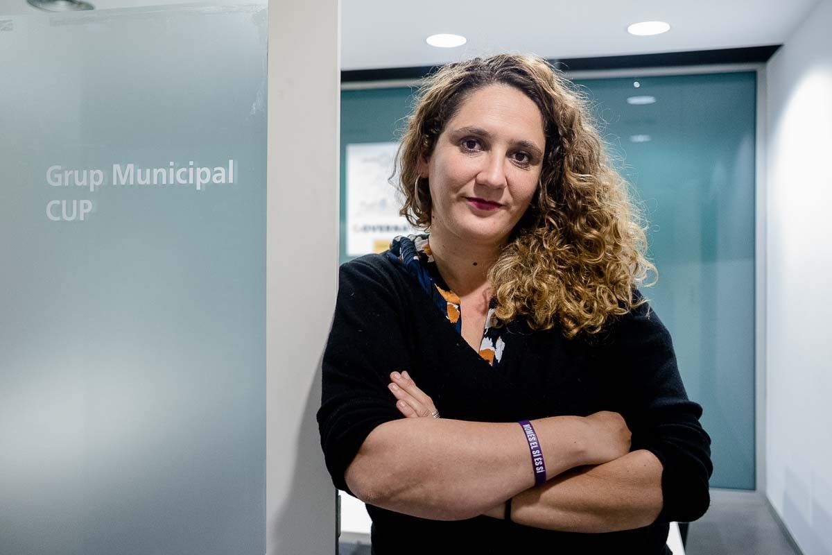 Núria Gibert, presidenta del grup municipal de la CUP-CC a l'Ajuntament de Sant Cugat.