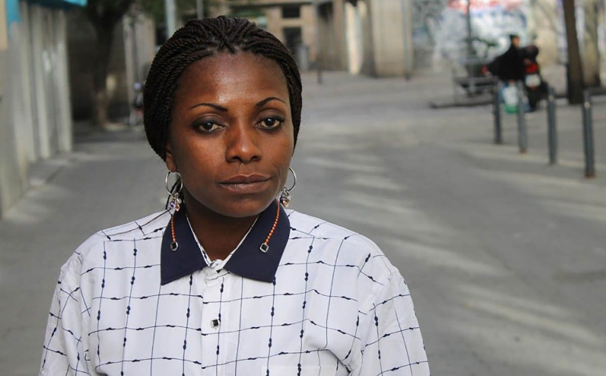 La periodista congolesa de Radio Okapi, Nadine Fula