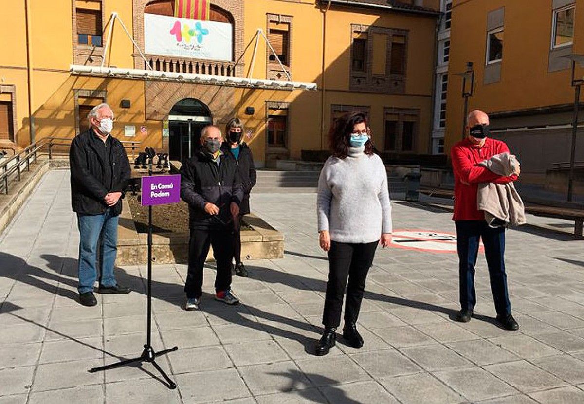 Rosa Lluch, a l'Hospital de Campdevànol