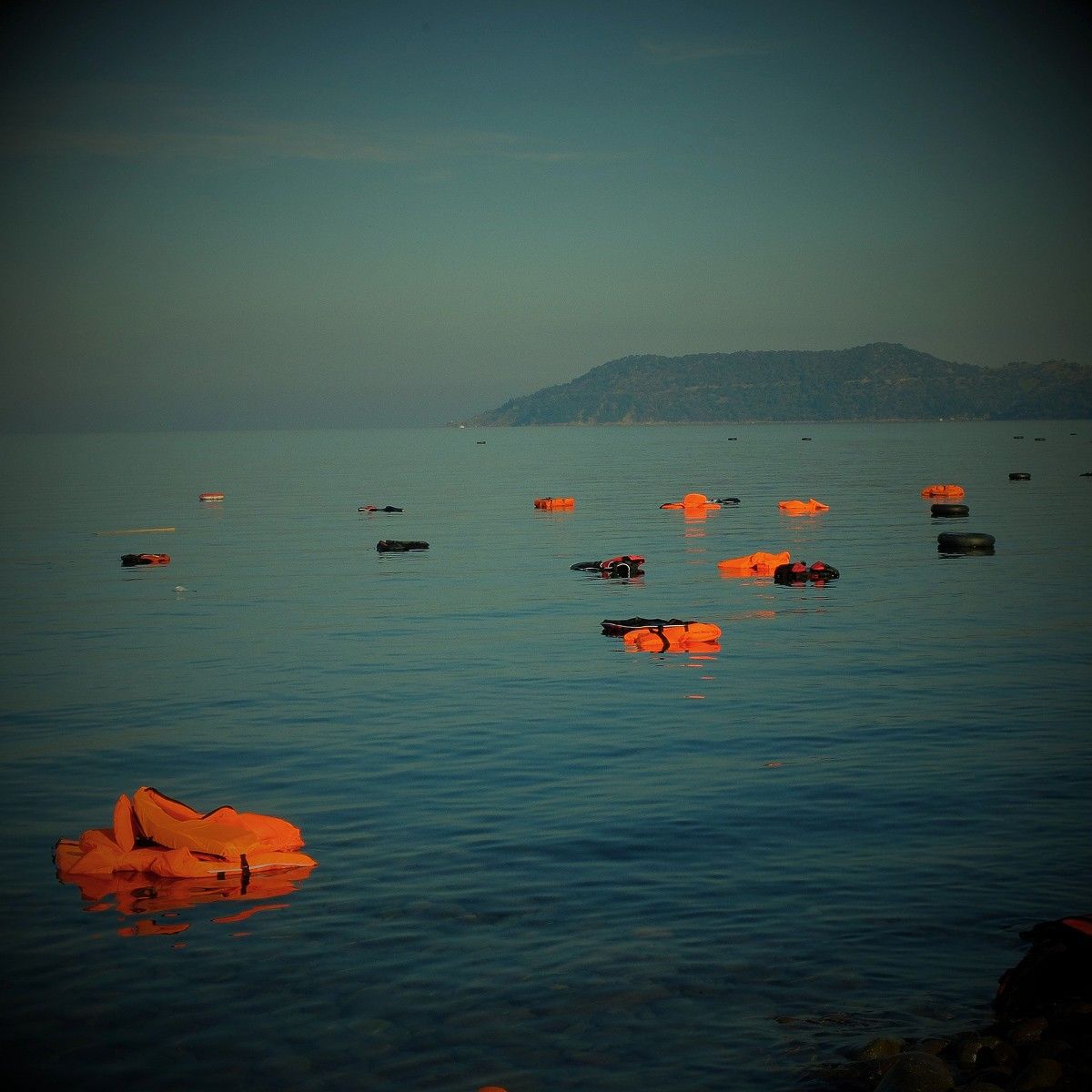 Les platges de Eftalou i Skala Sikaminia a Lesbos, Grècia, són de les que reben major nombre de refugiats