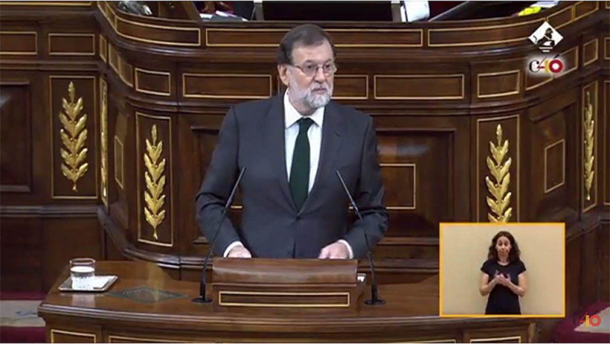 Mariano Rajoy, aquest divendres al Congrés