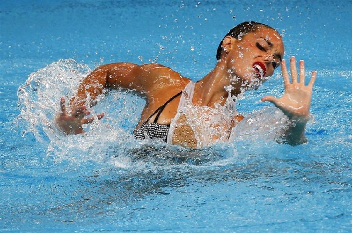 Ona Carbonell, en una actuació olímpica