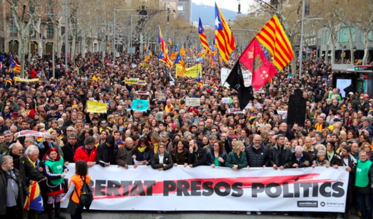 Manifestació a Barcelona