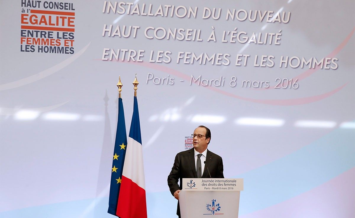 François Hollande, en un acte aquest dimarts