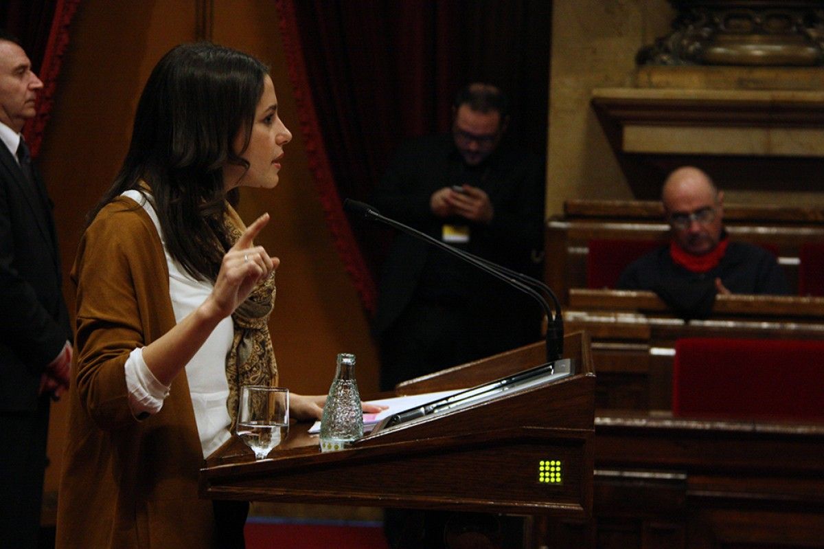 La líder de Ciutadans al Parlament, Inés Arrimadas