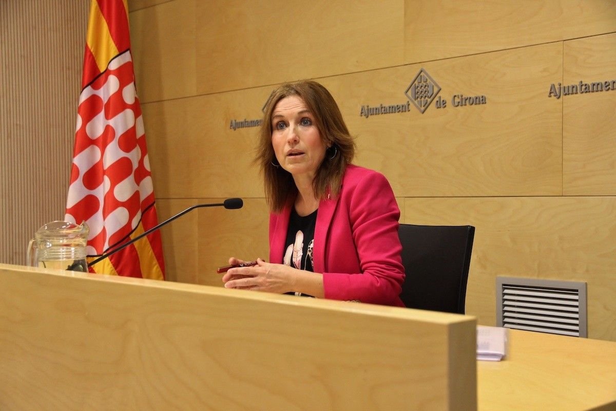 La regidora d’Hisenda i Règim Interior de l’Ajuntament de Girona, Maria Àngels Planas.