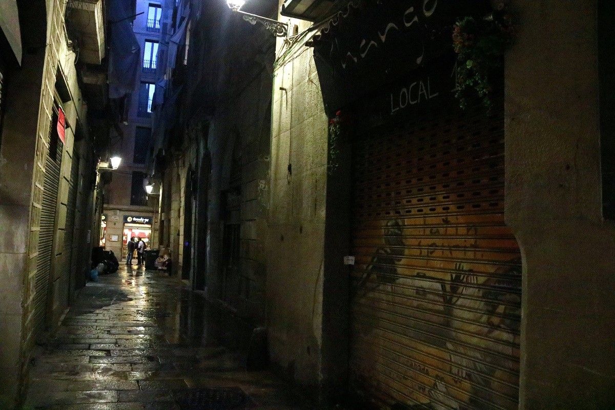 Un dels carrers del Gòtic de Barcelona
