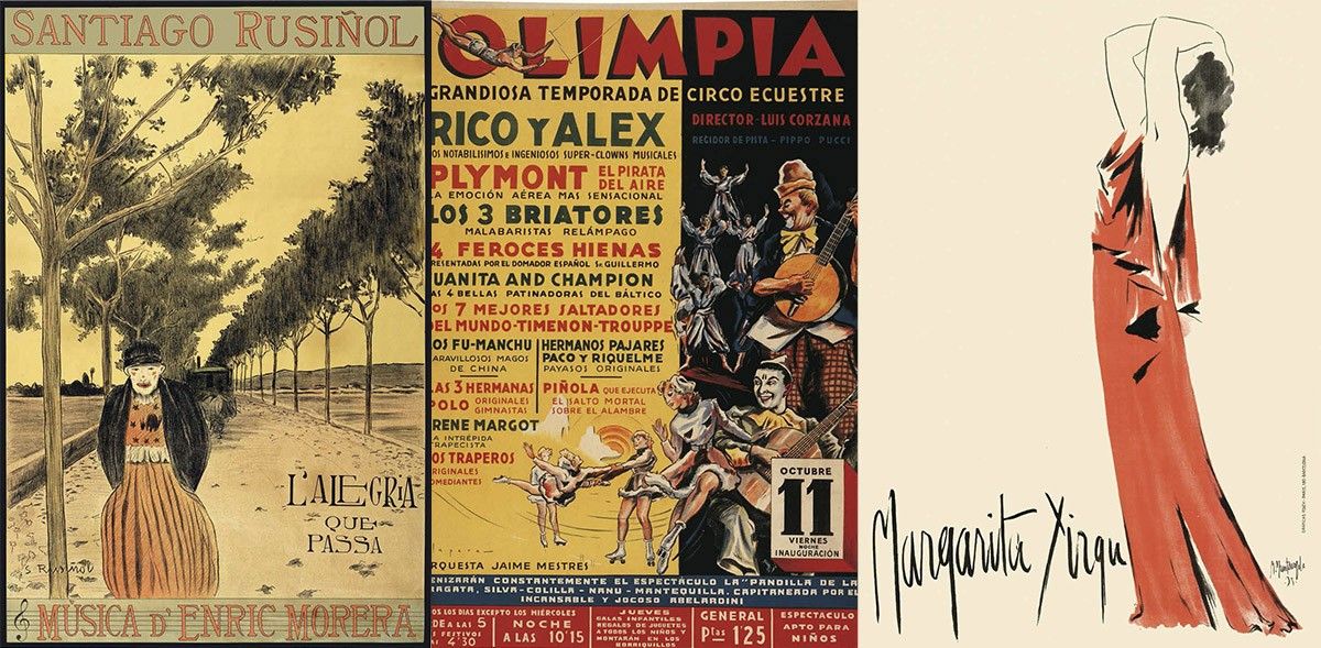 Algunes mostres icloses a «Cartells catalans. Òpera teatre i espectacles (1890-2015)»