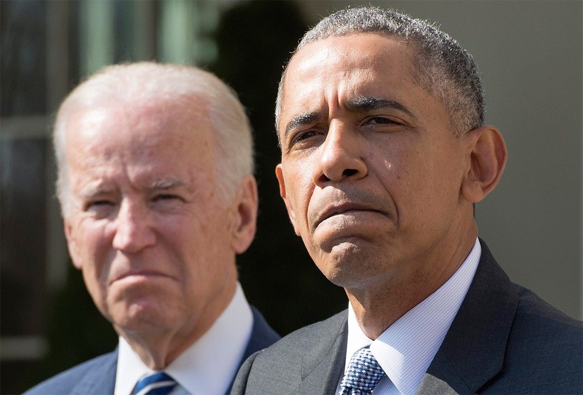 Barack Obama amb Joe Biden, a la Casa Blanca