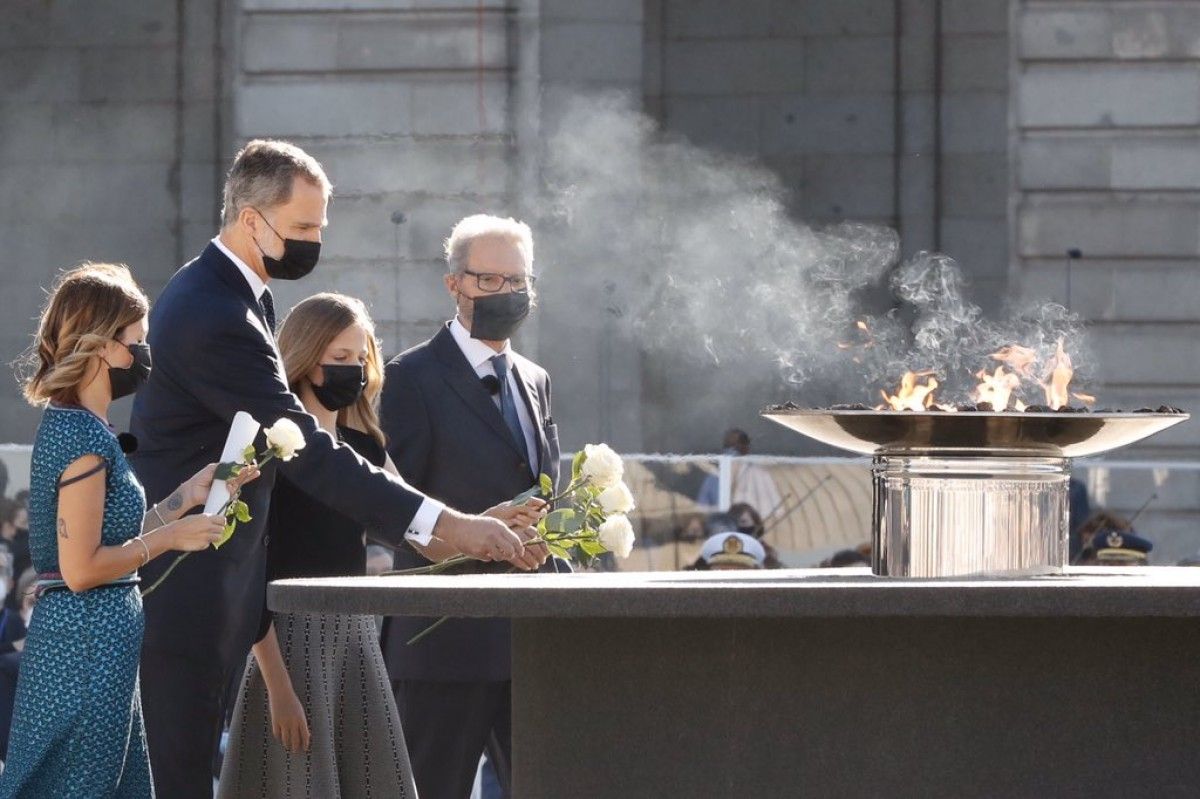 El rei Felip VI, en el funeral d'estat d'aquest dijous a Madrid