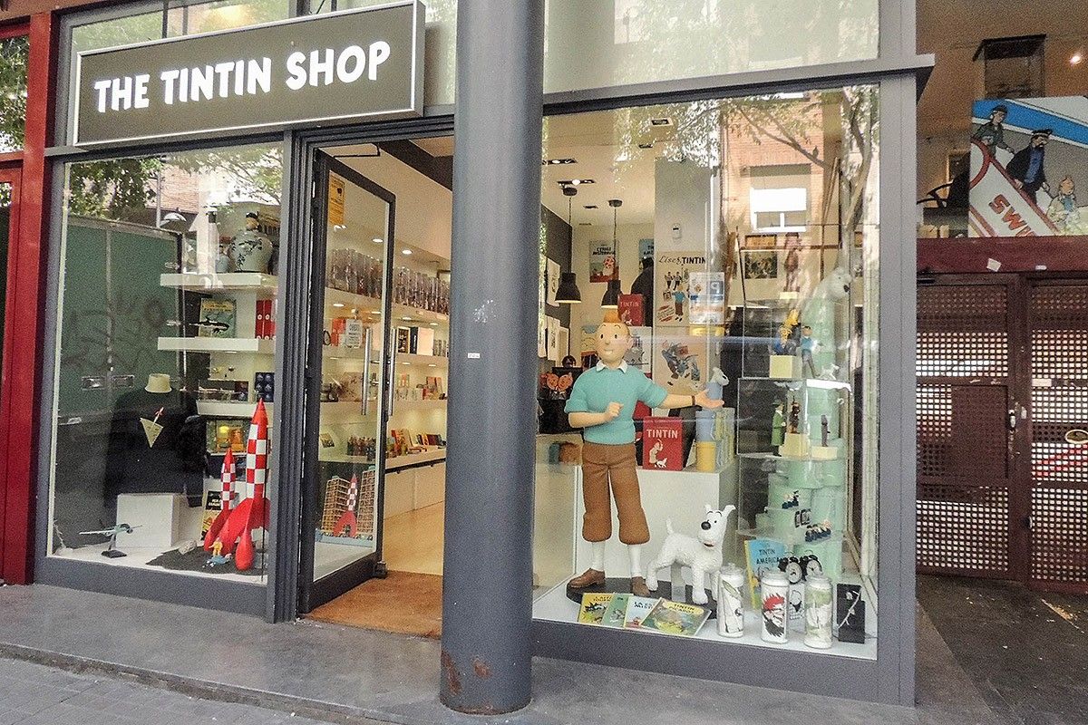 La botiga de Tintin, a Barcelona