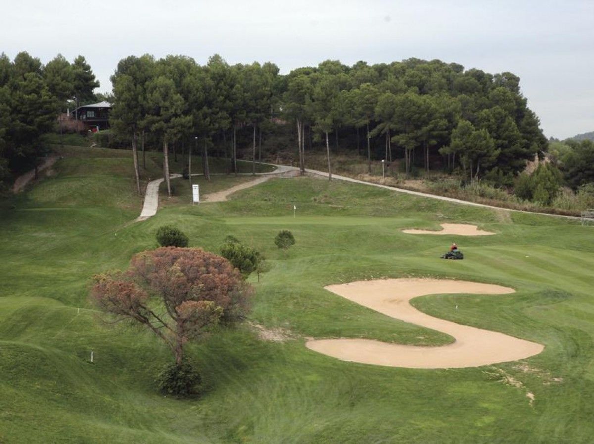 Imatge de les pistes del camp de golf de Can Sant Joan 