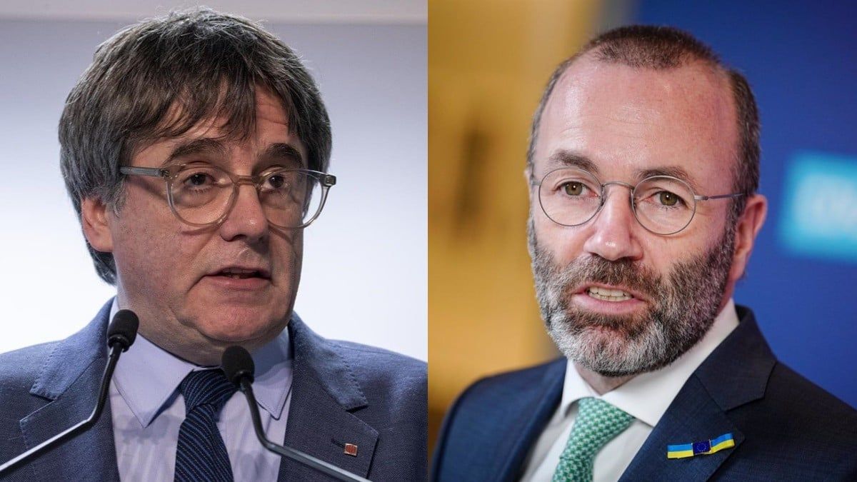 Carles Puigdemont i Manfred Weber.