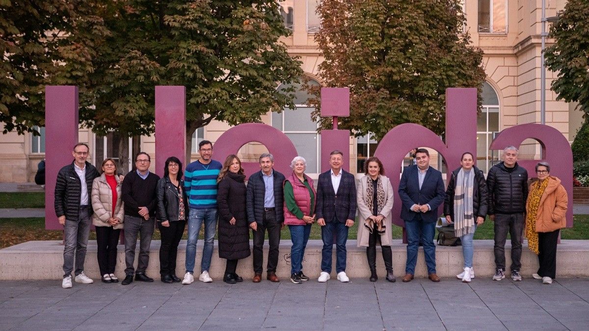 La candidatura guanyadora de Junts a la ciutat de Lleida.