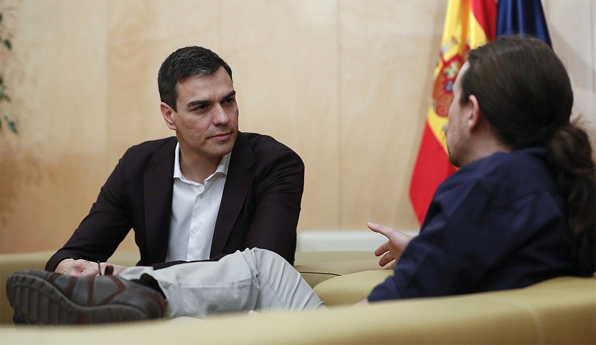 Pedro Sánchez reunit aquest dimecres amb Pablo Iglesias