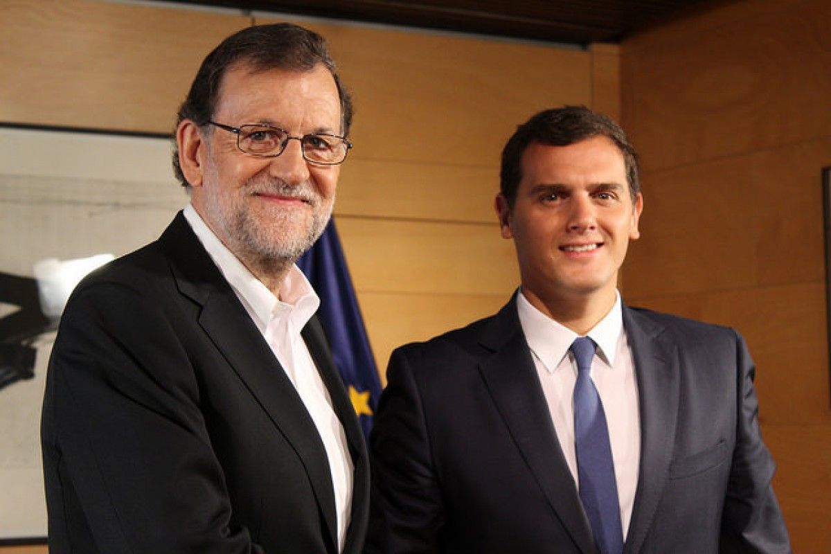 Mariano Rajoy i Albert Rivera, en una imatge d'arxiu