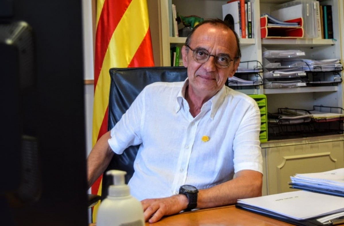 Miquel Pueyo, al seu despatx de la Paeria de Lleida