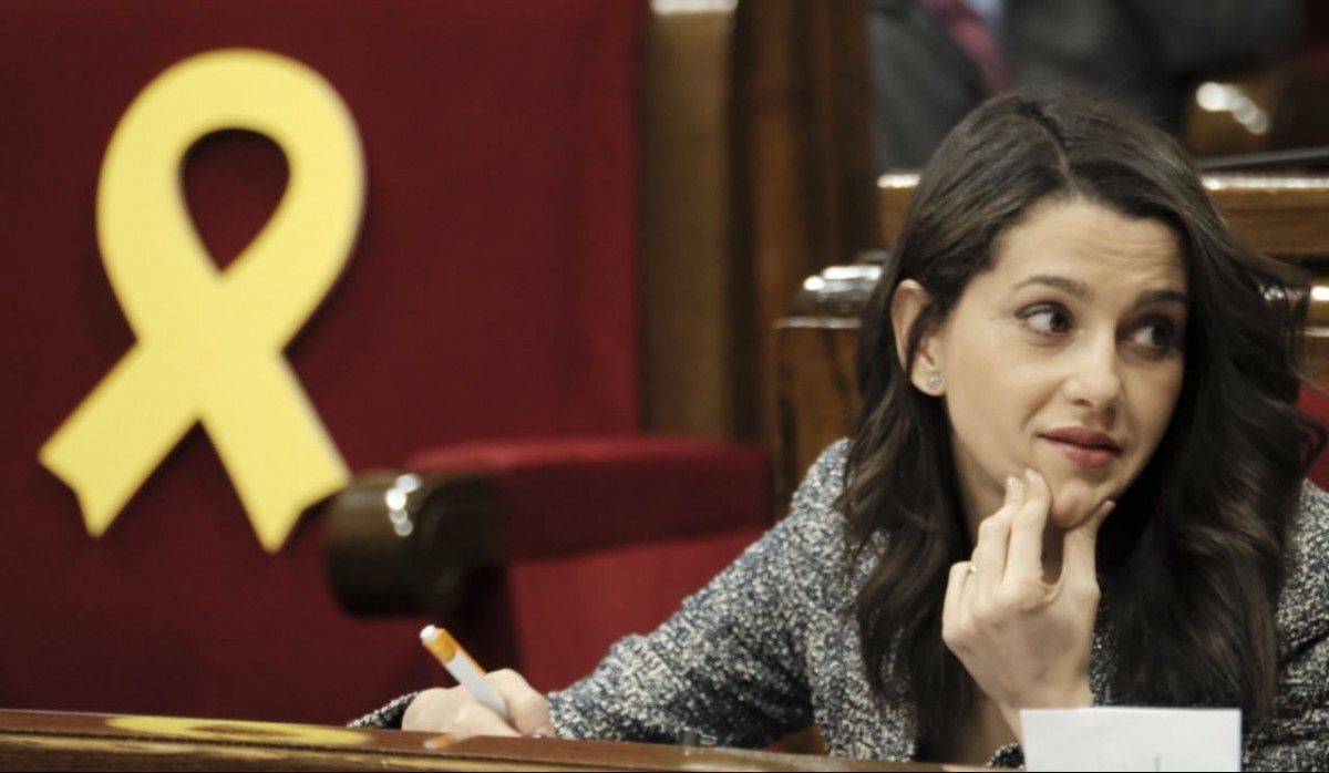 Inés Arrimadas aquest dilluns al Parlament