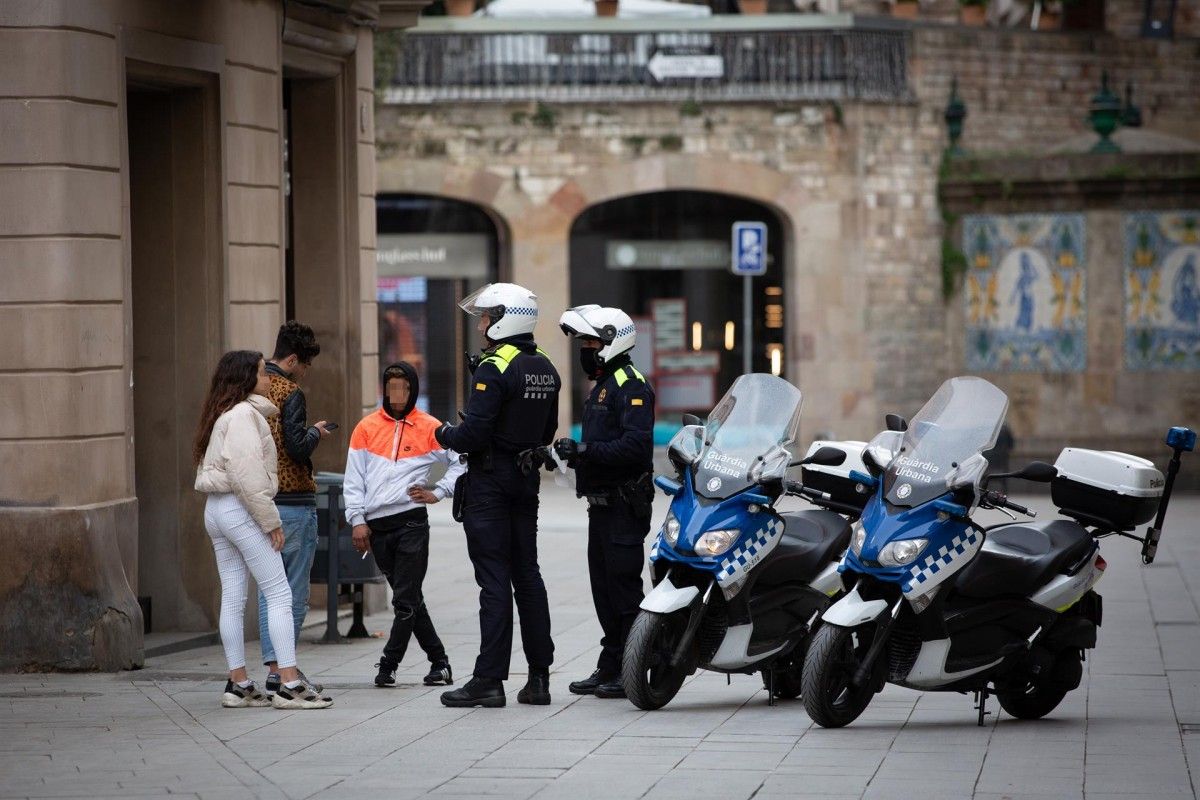 Control de la Guàrdia Urbana de Barcelona