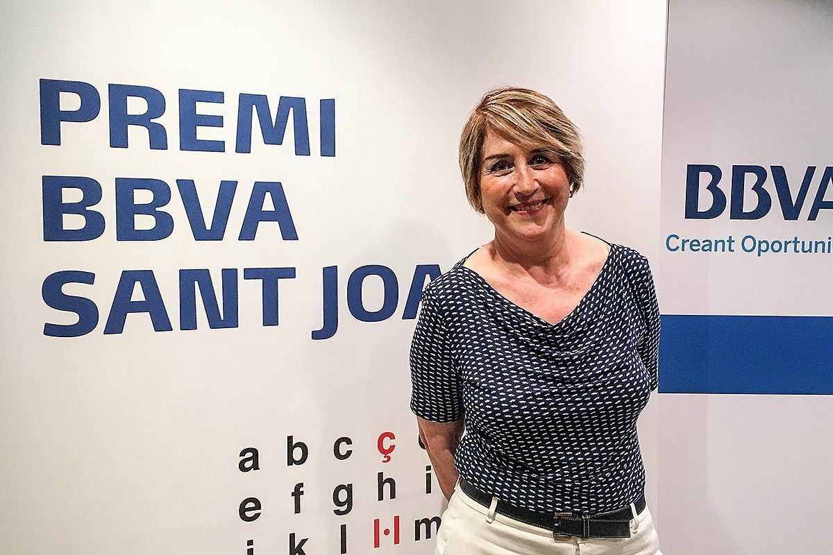 Gemma Lienas, guanyadora del 38è Premi BBVA Sant Joaan