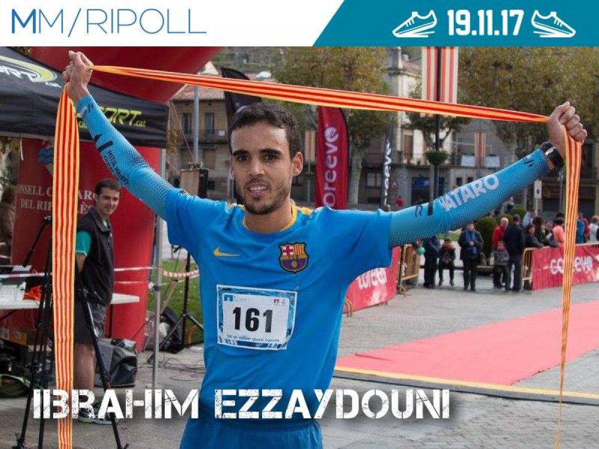 El marroquí Ibrahim Ezzaydouni ha estat el vencedor de la Mitja Marató de Ripoll per segon any consecutiu